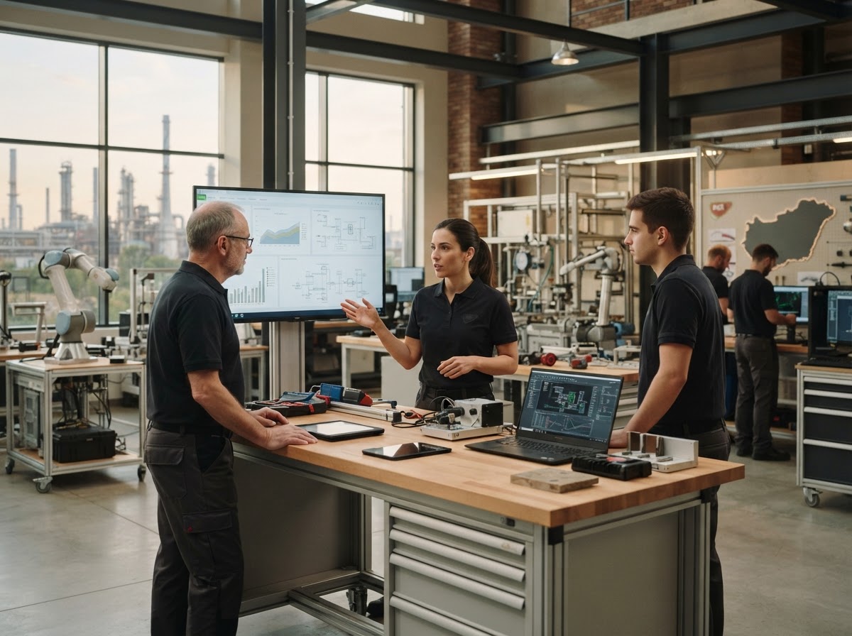 MOL Group team workspace reviewing predictive analytics output